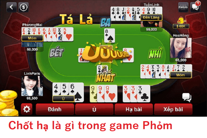 Chốt hạ là gì, đây là một thuật ngữ thường gặp trong game bài Phỏm