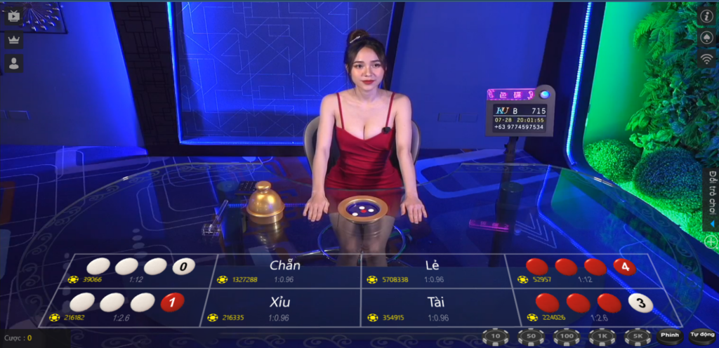 Kub888 có hình thức Livestream với các Dealer xinh đẹp, sexy