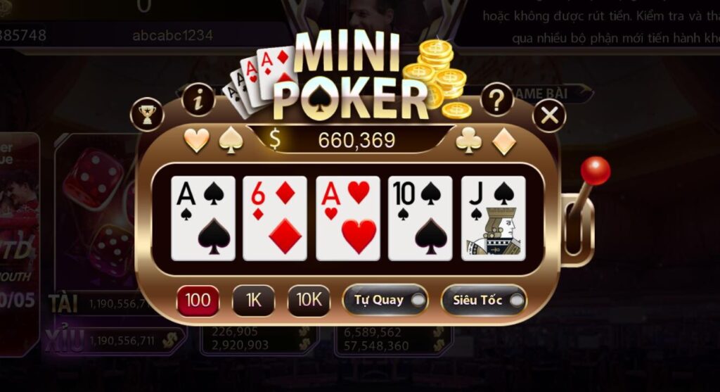 Người chơi cần phải học cách quản lý tài chính tốt trong quá trình quay mini poker