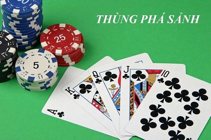 Thùng phá sảnh là một thế bài mạnh trong game xì tố