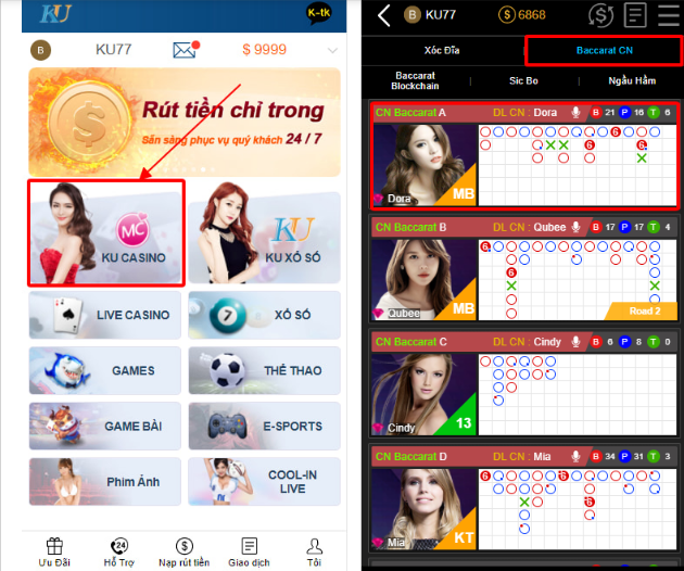 Cách chơi Baccarat Kubet dễ tiếp cận với tất cả game thủ